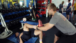 Athletic therapy mobility work hockey player richard burr fitness winnipeg